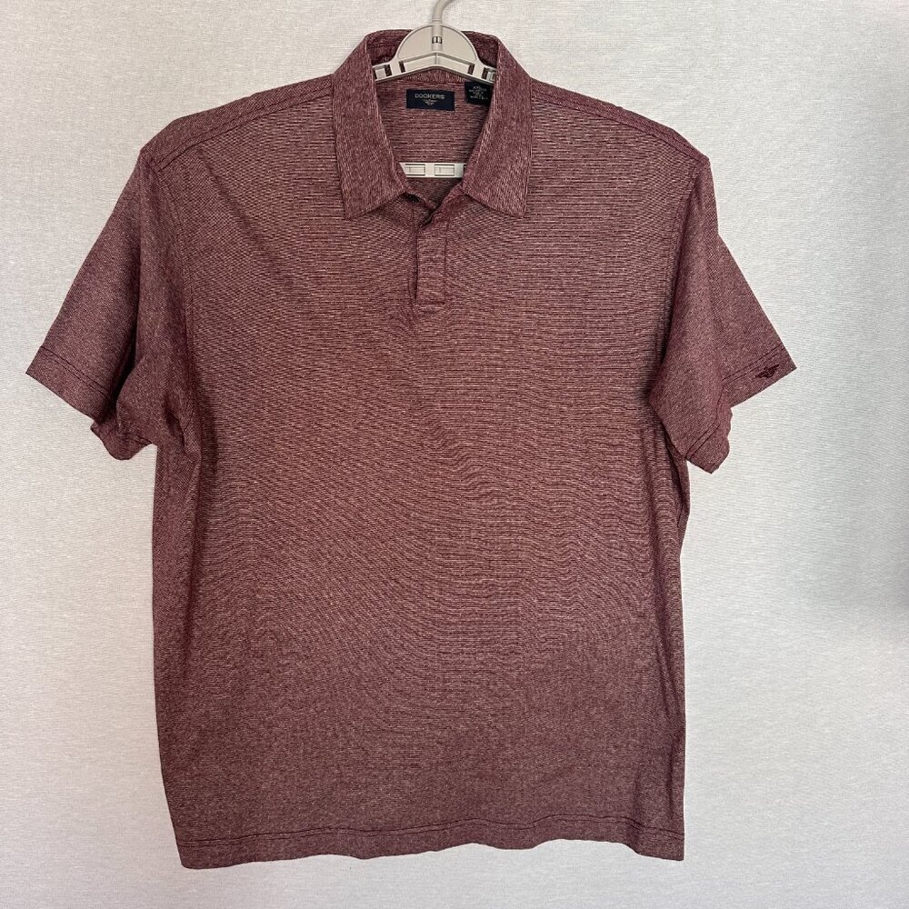 DOCKERS MEN'S REGULAR FIT POLO SHIRT, SHORT SLEEVE. SIZE XXL